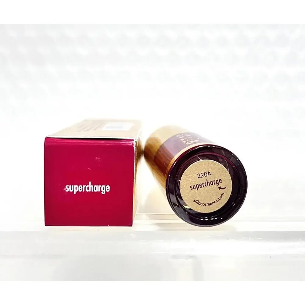 SUPERCHARGE Stila Shine Fever Lip Vinyl Liquid Lacquer Lipstick 0.18oz Full Size